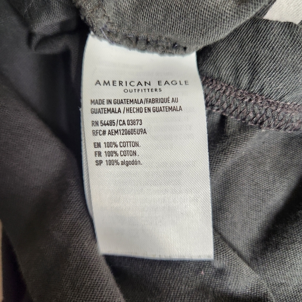 American Eagle Womens |M| Gray Rolling Stones Tube Top - Picture 5 of 6